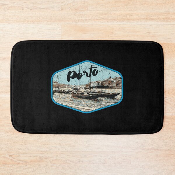 Item preview, Porto Skyline Reflections: Douro River Illustration designed and sold by Lemomo-artworks.