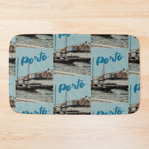 Item preview, Porto Skyline Reflections: Douro River Illustration designed and sold by Lemomo-artworks.