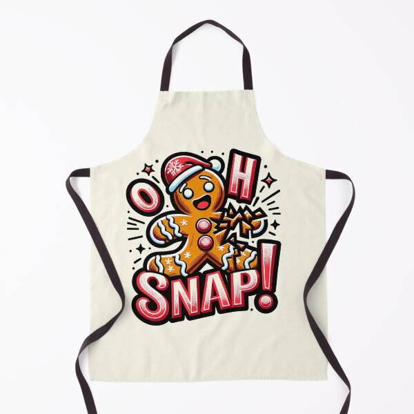 Item preview, Festive Gingerbread Humor: Oh Snap! designed and sold by Bratak.