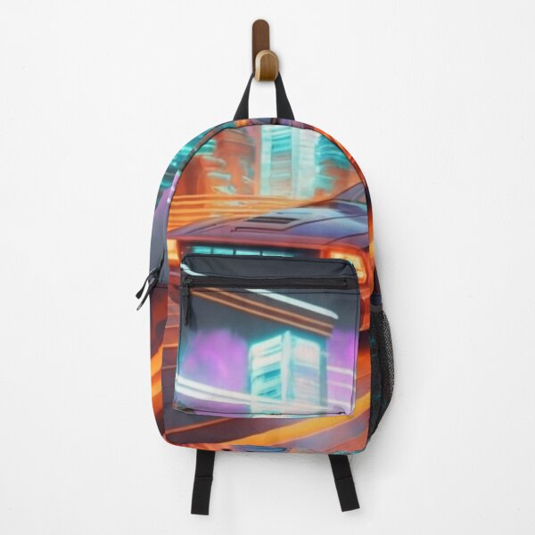 Item preview, Drive into the Synthwave Cityscape: Retro Ride in Neon Lights designed and sold by EazyPeakStore.