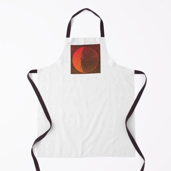 Item preview, Black Moon Shadow red orange-red gradient on black designed and sold by mariahmcmo.