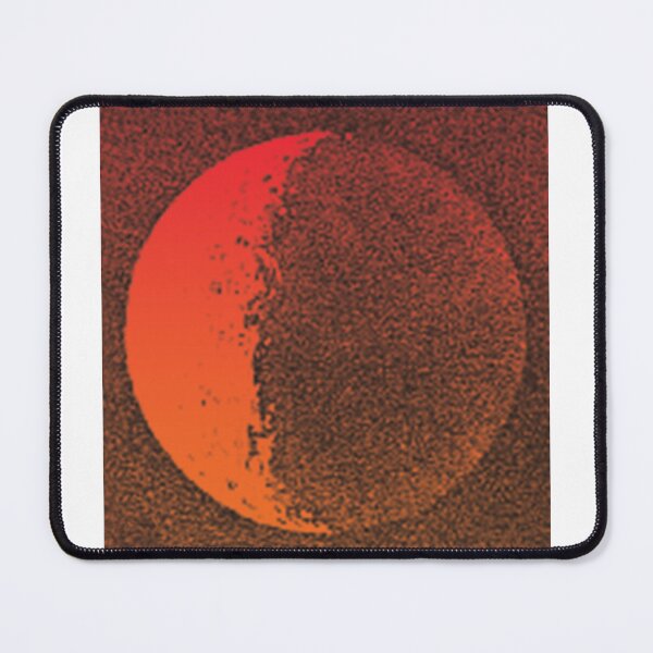 Item preview, Black Moon Shadow red orange-red gradient on black designed and sold by mariahmcmo.