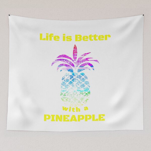 Item preview, Life is better with a pineapple designed and sold by Delpieroo.