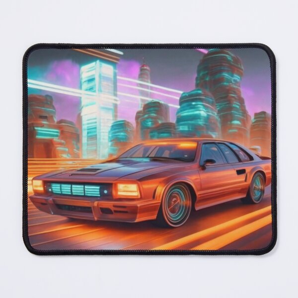 Item preview, Drive into the Synthwave Cityscape: Retro Ride in Neon Lights designed and sold by EazyPeakStore.