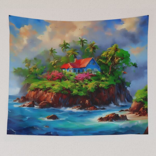 Item preview, A House In The Middle Of The Sea designed and sold by Bunmigraphics .