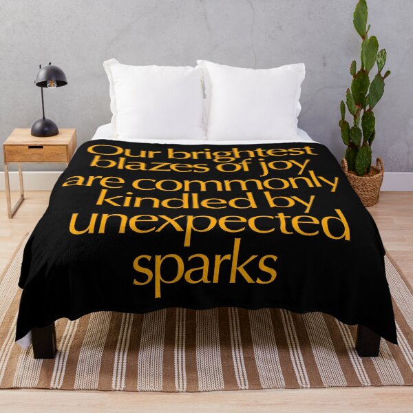 Item preview, Our brightest blazes of joy are commonly kindled by unexpected sparks #2 v.8 designed and sold by x1brett.