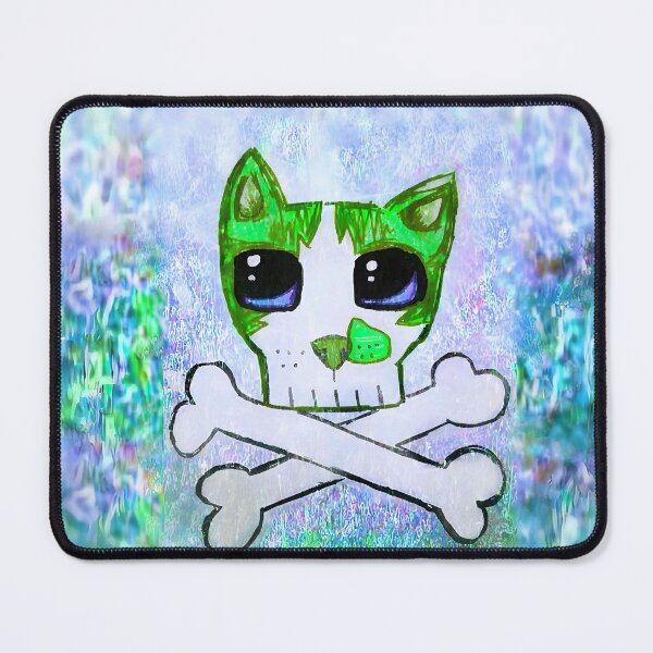 Item preview, AERRO Skull & Crossbones Cat designed and sold by crazykona.