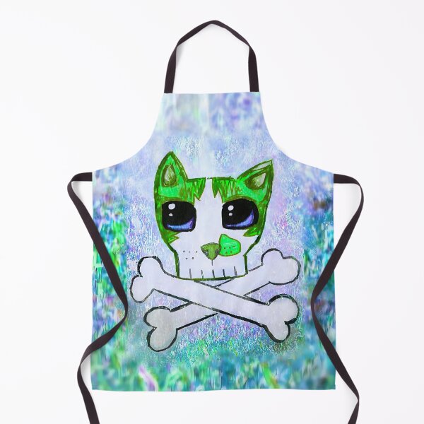 Item preview, AERRO Skull & Crossbones Cat designed and sold by crazykona.