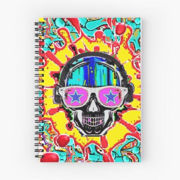 Item preview, rainbow skull  sticker designed and sold by LowEndGraphics.