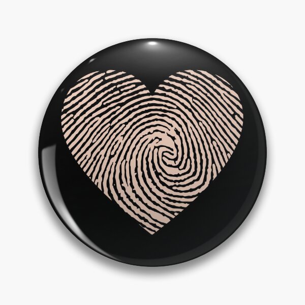 Item preview, Fingerprint with heart shape designed and sold by LionessLove.