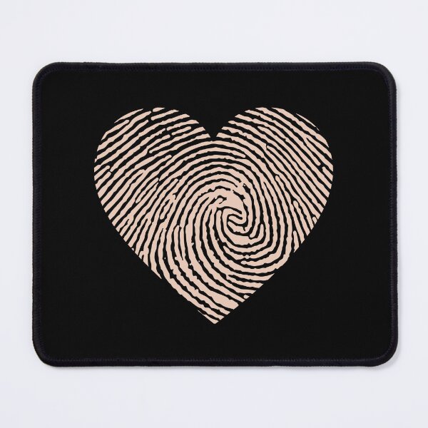 Item preview, Fingerprint with heart shape designed and sold by LionessLove.