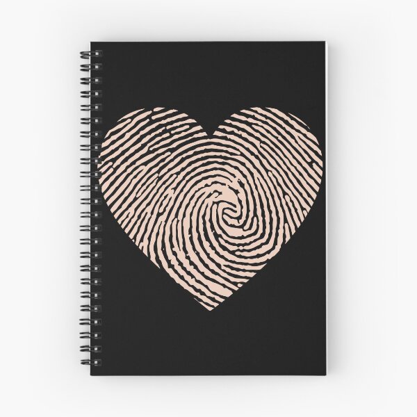 Item preview, Fingerprint with heart shape designed and sold by LionessLove.