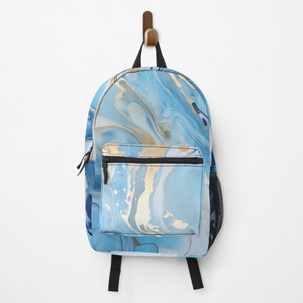 Item preview, Flow Painting Marble Blue with Gold designed and sold by Artful3d.