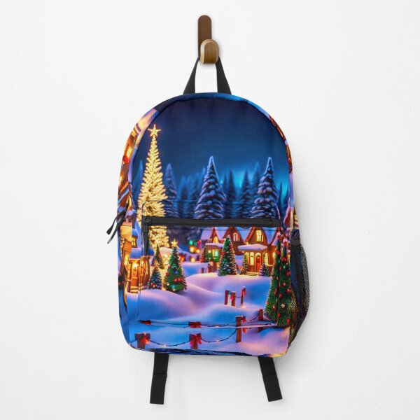 Item preview, Christmas Village in the Winter - Miniature Houses - Christmas Tree, Christmas Light, Christmas Decoration - Christmas Wonderland - Joyeux Noel designed and sold by MyArt23.