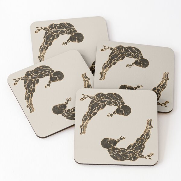 Item preview, Springboard Diver Artwork, Vintage Print designed and sold by danceink.