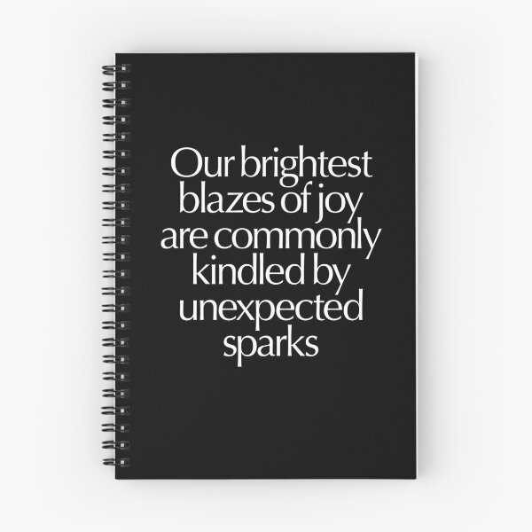 Item preview, Our brightest blazes of joy are commonly kindled by unexpected sparks #2 v.9 designed and sold by x1brett.