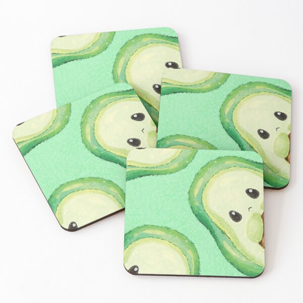Item preview, Joyful Avocados: Smiles in Every Slice of Design designed and sold by OGUZHAN-DESIGN.