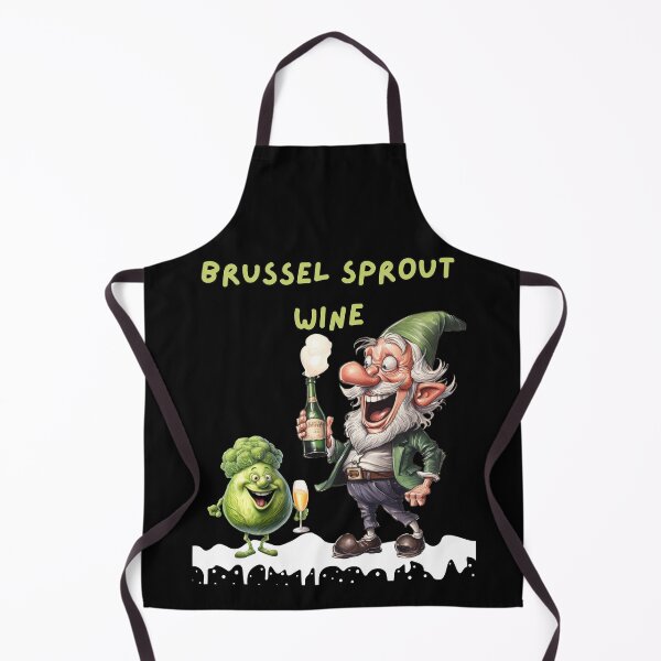 Item preview, Funny Christmas Brussel Sprout Wine Humour designed and sold by MTJ-Mushrooms.