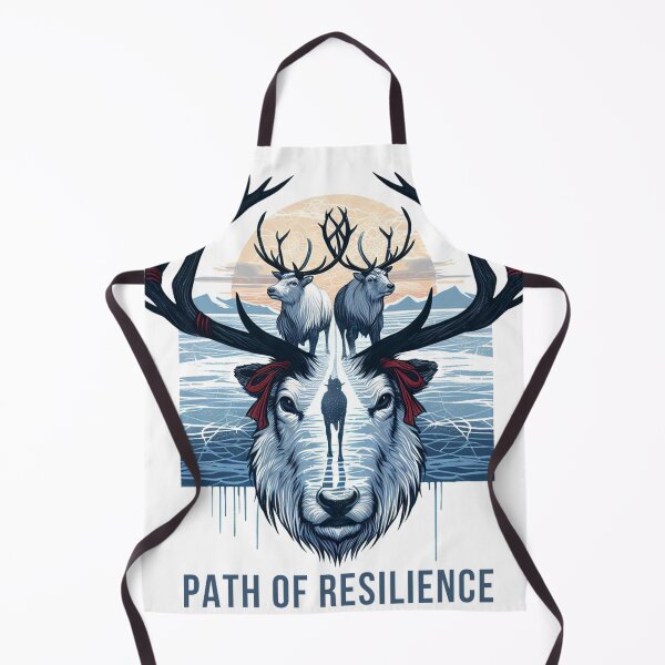 Item preview, Reindeer Resilient Winter Journey Endurance Art designed and sold by ProjectNoah.