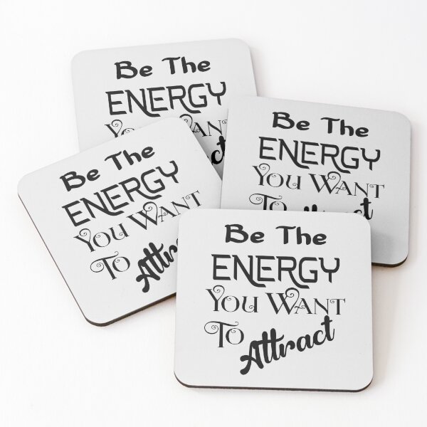 Item preview, Be The Energy You Want To Attract, Positivity,  by DAM Creative, designed and sold by DAM Creative ⭐⭐⭐⭐⭐.