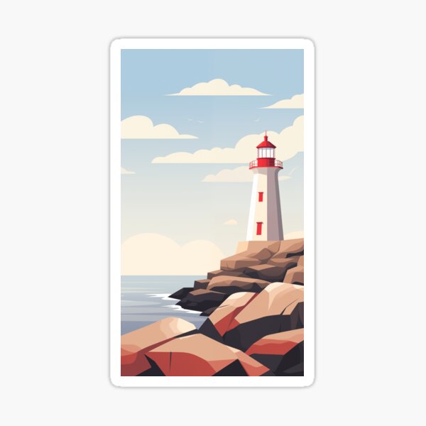 Item preview, Peggy's Point Lighthouse at Peggy's Cove designed and sold by YegMark.