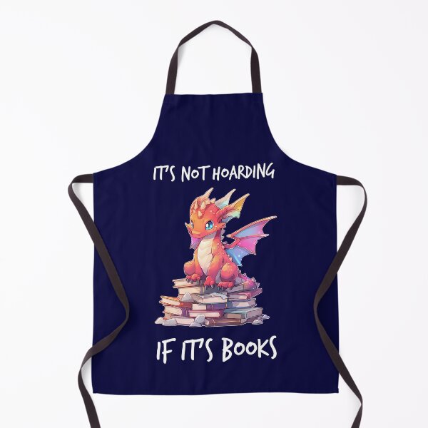 Item preview, Hoarding Happiness - Cute Dragon on Books designed and sold by SeraphineArts.