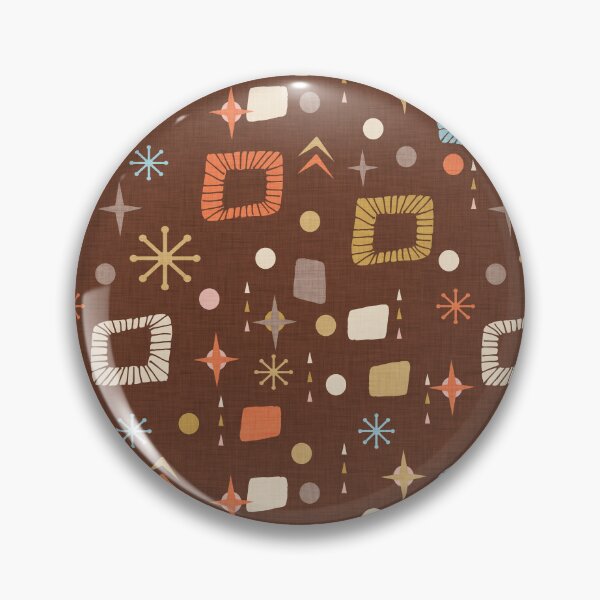 Item preview, Apricity Mid Mod Chocolate - Space Age Abstract designed and sold by susycosta.