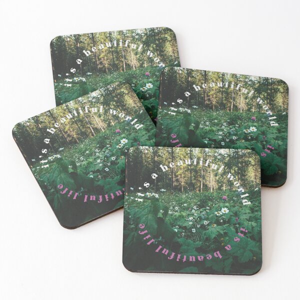 Item preview, It's a Beautiful World designed and sold by WildRootsArt.