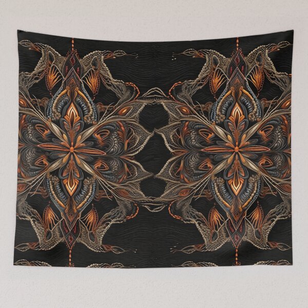 Item preview, Flower shaped Rope Shield antique rustic texture country style designed and sold by Carlos Gudino.