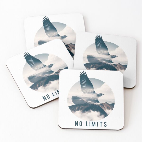 Item preview, Eagle No Limits Freedom Soaring Sky Art designed and sold by ProjectNoah.