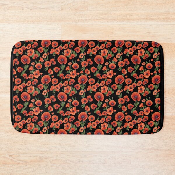 Item preview, poppy flowers pattern designed and sold by Patternhost.