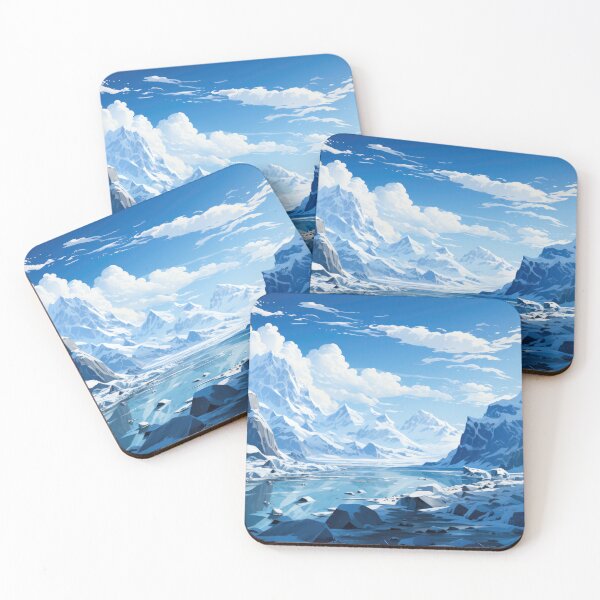 Item preview, iceberg in polar regions arctic icefields with glaciers slowly moving designed and sold by frequent-art.
