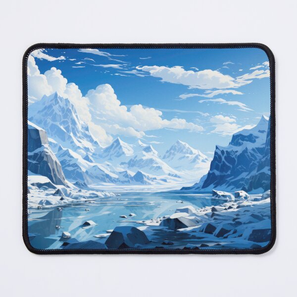 Item preview, iceberg in polar regions arctic icefields with glaciers slowly moving designed and sold by frequent-art.