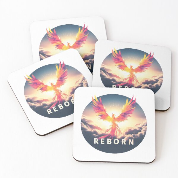 Item preview, Eternal Renewal: Reborn Text with Phoenix Soaring designed and sold by ProjectNoah.