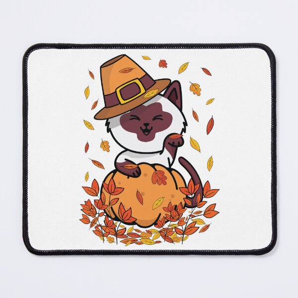 Item preview, Cute Funny Siamese Cat Thanksgiving Pumpking Fall designed and sold by siamesestore.