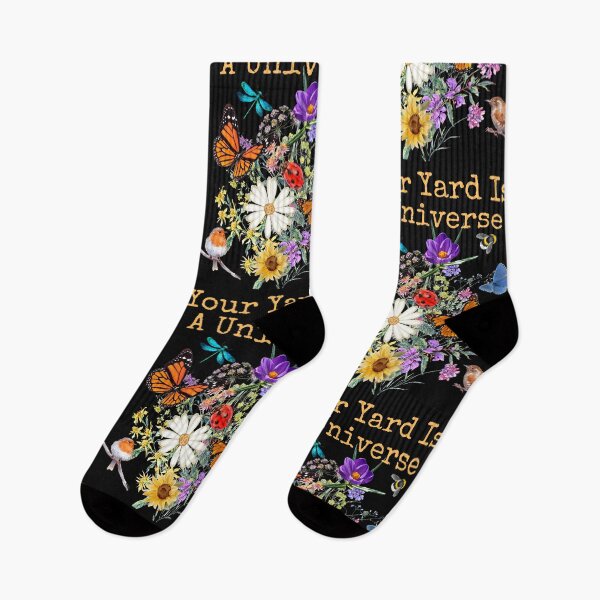 Item preview, Your Yard Is A Universe Colorful Wildflower Design designed and sold by EarthArtDesigns.