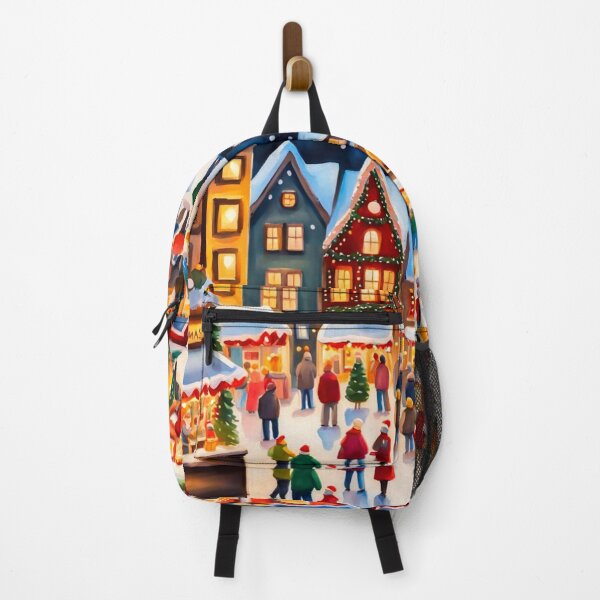 Item preview, Christmas Village in the Winter - Miniature Houses - Christmas Tree, Christmas Light, Christmas Decoration - Christmas Wonderland - Joyeux Noel designed and sold by MyArt23.