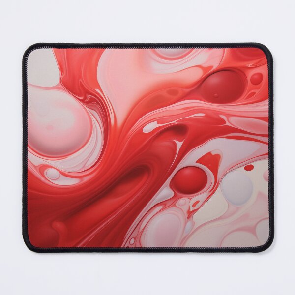 Item preview, Flow Painting Marble Red Pink designed and sold by Artful3d.