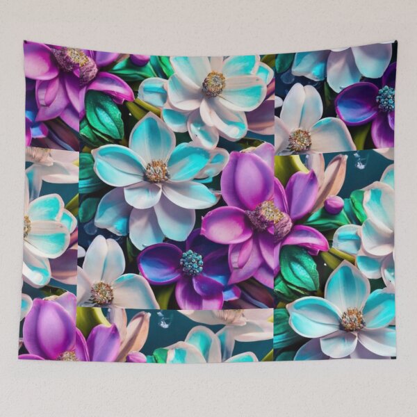 Item preview, photography logo flower colors purple pink fabric print meadow beautiful flower, t-shirt, beautiful dress, bedding, picture, meadow, spring meadow designed and sold by gulka8.