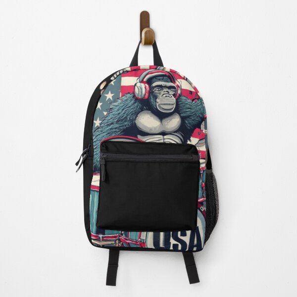 Item preview, Rhythms of the wild sound of freedom: Gorilla on drums designed and sold by EazyPeakStore.