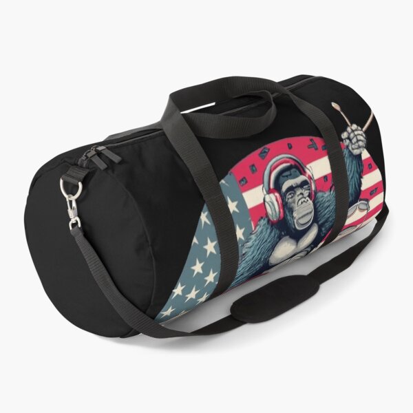 Item preview, Rhythms of the wild sound of freedom: Gorilla on drums designed and sold by EazyPeakStore.