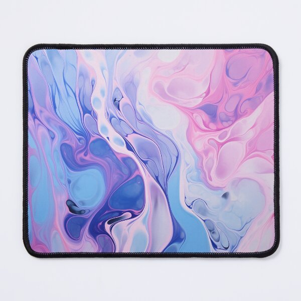 Item preview, Flow Painting Marble pink & light blue designed and sold by Artful3d.