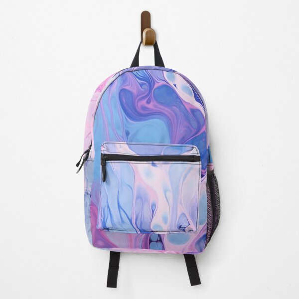 Item preview, Flow Painting Marble pink & light blue designed and sold by Artful3d.