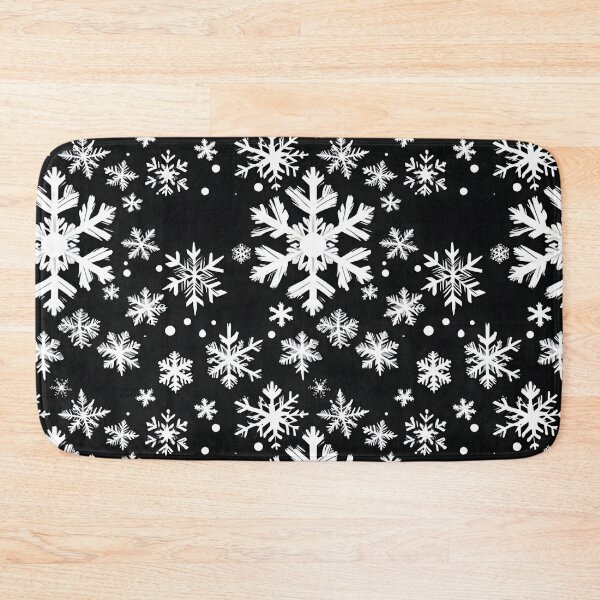 Item preview, Black and White Snow Flakes designed and sold by PlanetMarker.