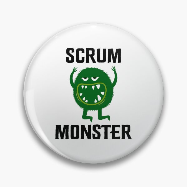 Item preview, Funny Agile Scrum Master Green Monster  designed and sold by fomodesigns.