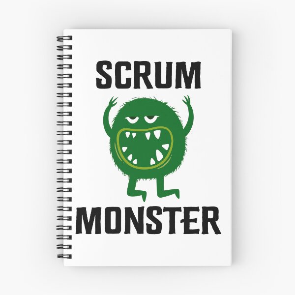 Item preview, Funny Agile Scrum Master Green Monster  designed and sold by fomodesigns.