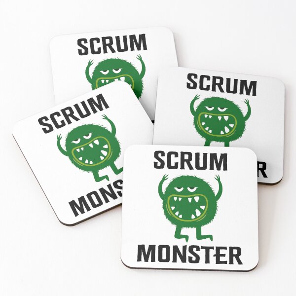 Item preview, Funny Agile Scrum Master Green Monster  designed and sold by fomodesigns.