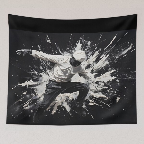 Item preview, Vibrant hip hop dancer designed and sold by AI-Only Creations.