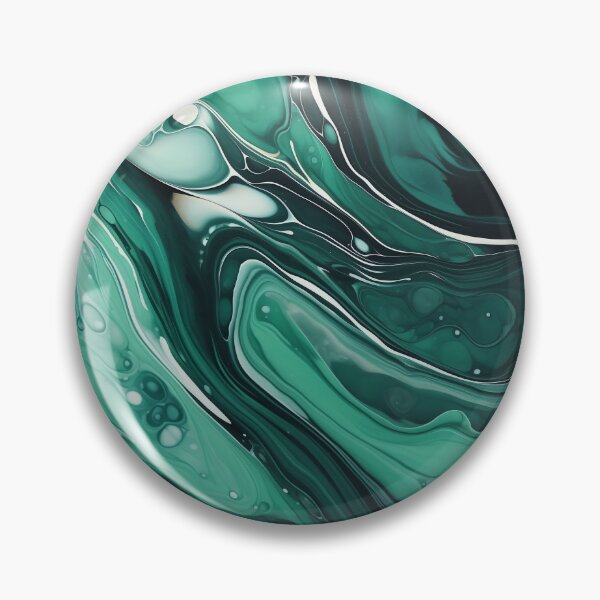 Item preview, Flow Painting Marble Green designed and sold by Artful3d.