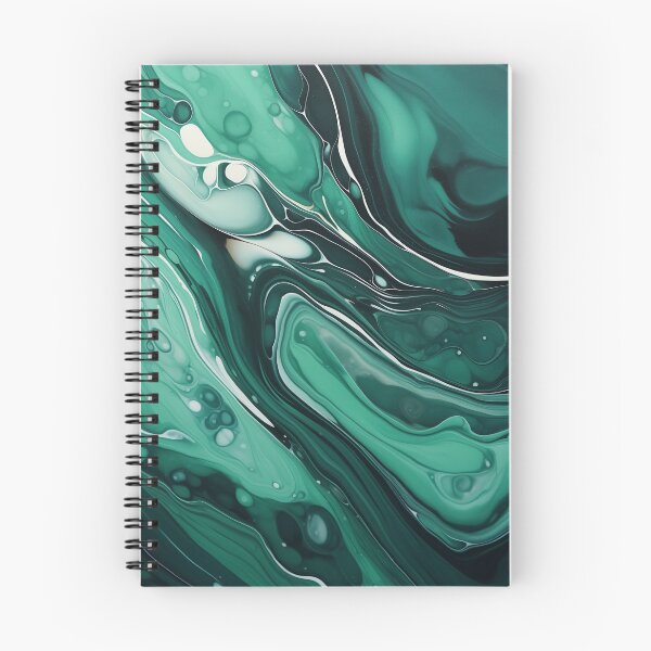 Item preview, Flow Painting Marble Green designed and sold by Artful3d.